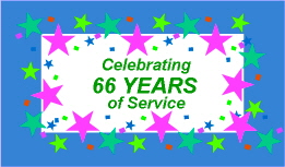 Celebrating 66 Years of Service